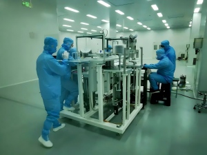 Semiconductor ion implanter using boron-11 as p-type doping source